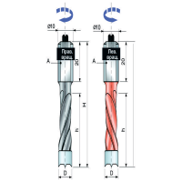 Freud сверло глухое PF 07 MD HC3